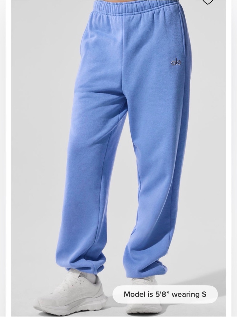 ALO Crystal Clear Blue Accolade Sweatpant